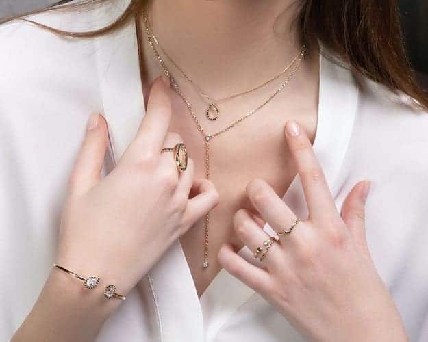 layered necklace