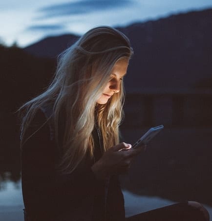 Late-night Phone Surfing