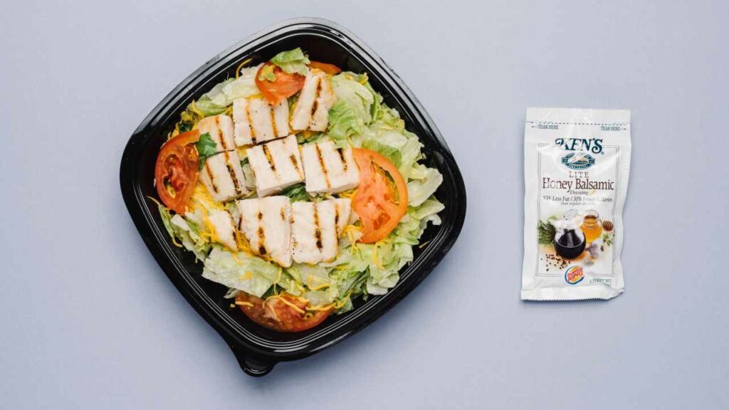 Grilled Chicken Salad (Without The Croutons) | Burger King's Gluten Free Menu