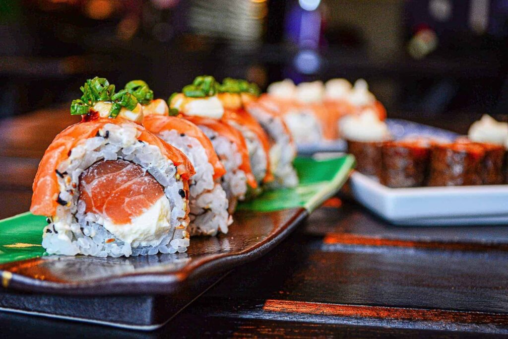 Salmon Sushi Bake