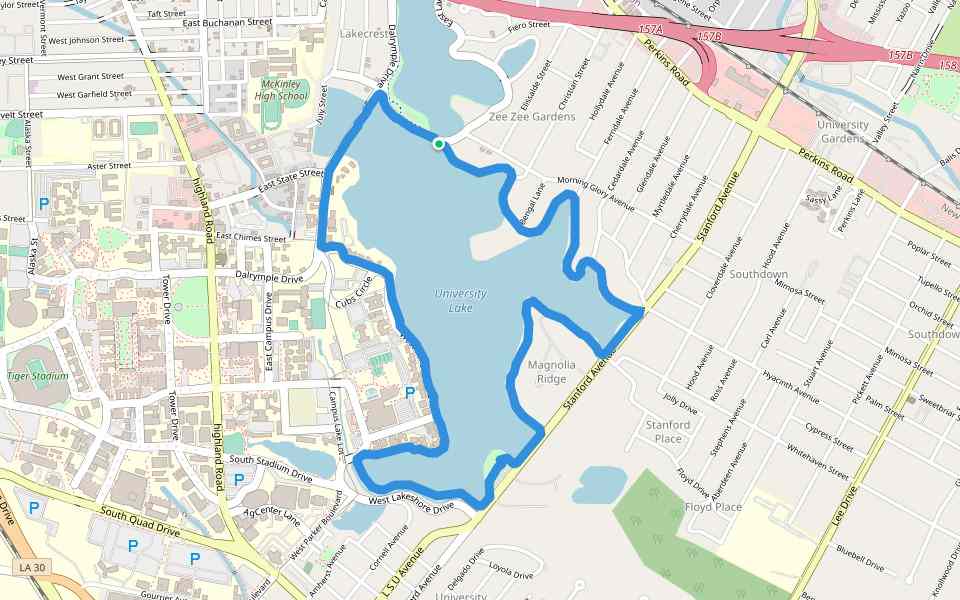 University Lake trail