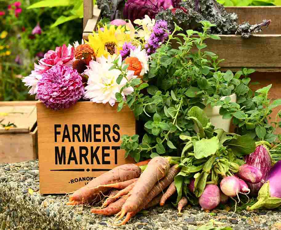 Buy fresh products at the Guntersville farmer’s market